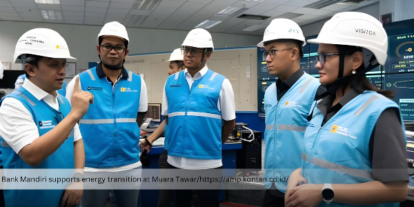 Bank Mandiri Visits Muara Tawar Power Plant to Support Energy Transition and Carbon Market Development 