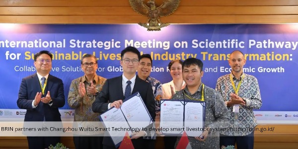 BRIN Partners with Chinese Tech Company to Develop Digital-Based Smart Livestock Systems