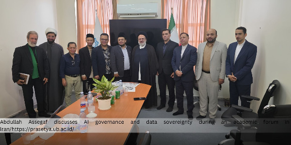 FISIP Lecturer Strengthens Indonesia-Iran Academic Dialogue and Highlights AI Governance 