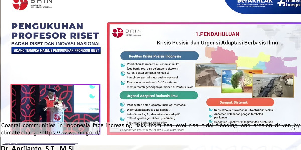 BRIN Offers Integrated Scientific Infrastructure for Climate Risk Mitigation