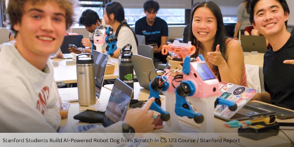 Stanford Students Build AI-Powered Robot Dog from Scratch in CS 123 Course