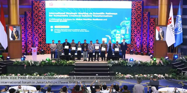 BRIN Vice Head Highlights Agricultural Technology Adaptation to Address Climate Change Challenges