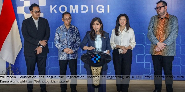 Wikimedia Foundation Submits PSE Registration Documents to Kemenkomdigi