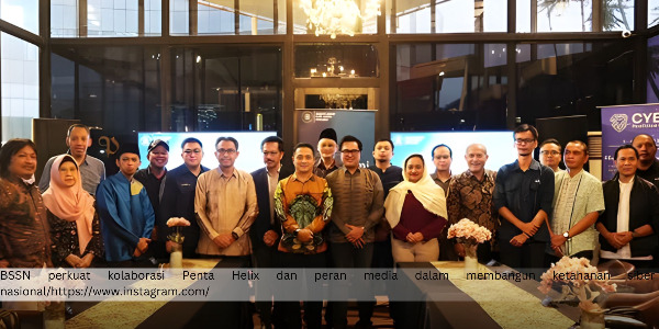 National Cyber and Crypto Agency Strengthens Penta-Helix Synergy and Highlights the Strategic Role of Media in Promoting National Cybersecurity