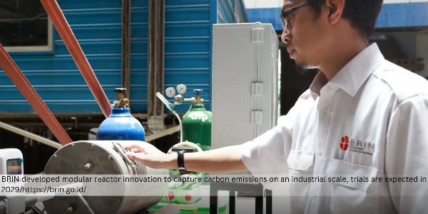 BRIN Develops Modular CO₂ Capture Reactor Innovation for Industry Needs