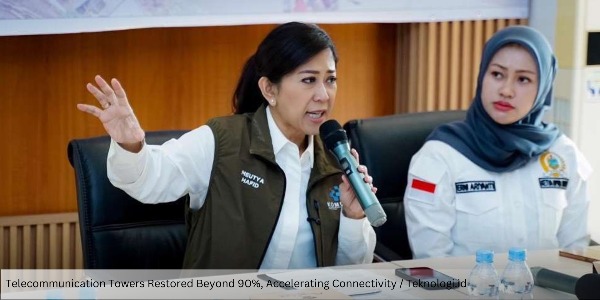 Telecommunication Towers Restored Beyond 90%, Accelerating Connectivity in West and North Sumatra