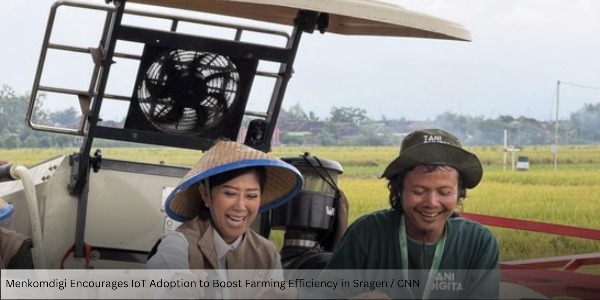 Menkomdigi Encourages IoT Adoption to Boost Farming Efficiency in Sragen in a Concrete Way