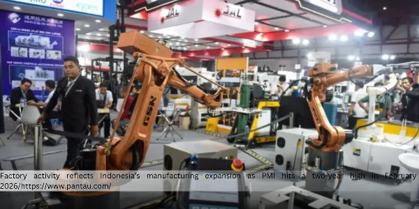 S&P Reports Indonesia’s Manufacturing PMI Reaches 53.8 in February 2026, Highest in Two Years 