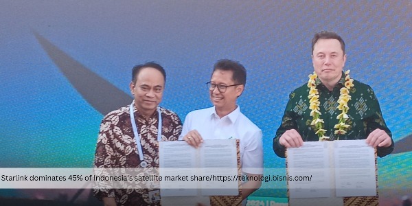 Entered the Indonesian Market in 2024, Starlink Now Dominates 45% of Satellite Market Share
