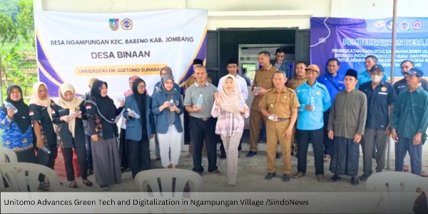 Unitomo Advances Green Tech and Digitalization in Ngampungan Village