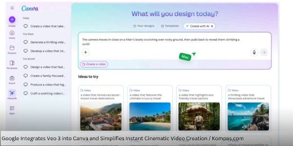 Google Integrates Veo 3 into Canva and Simplifies Instant Cinematic Video Creation