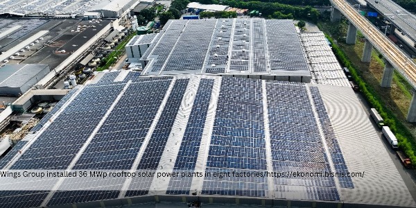 Wings Group Installed Rooftop Solar Power Plants on Eight Factories to Reduce Emissions