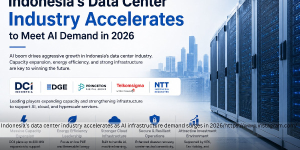 Indonesia’s Data Center Industry Competes for 300 MW AI Infrastructure Opportunity 