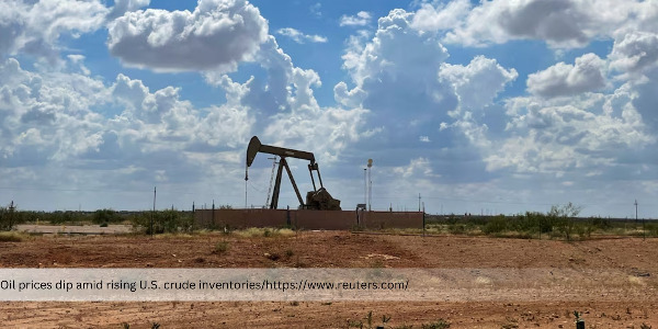 Oil Prices Decline Following Rise in U.S. Crude Inventories