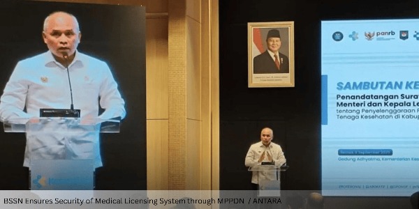 BSSN Ensures Security of Medical Licensing System through MPPDN in Jakarta