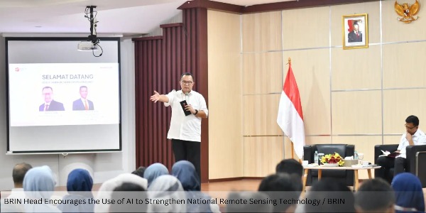 BRIN Head Encourages the Use of AI to Strengthen National Remote Sensing Technology Independence