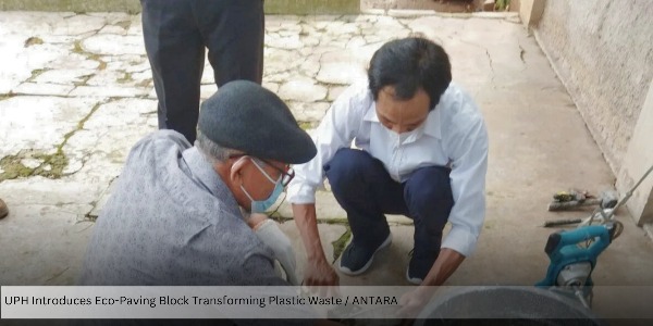 UPH Introduces Eco-Paving Block Transforming Plastic Waste into Environmental and Economic Benefits
