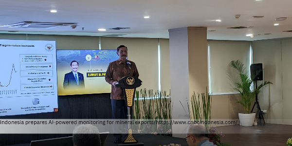 Indonesia to Utilize AI for Mineral Export Supervision, Says Luhut