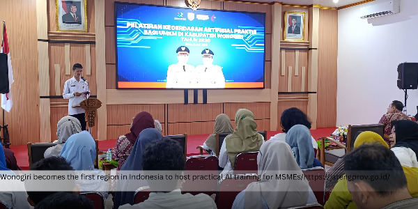 Wonogiri Becomes Indonesia’s First Location for AI Training Program for MSMEs