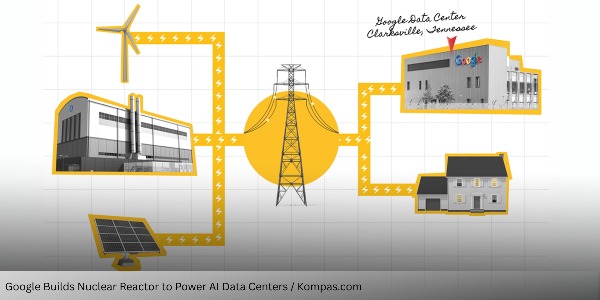 Google Builds Nuclear Reactor to Power AI Data Centers in Tennessee
