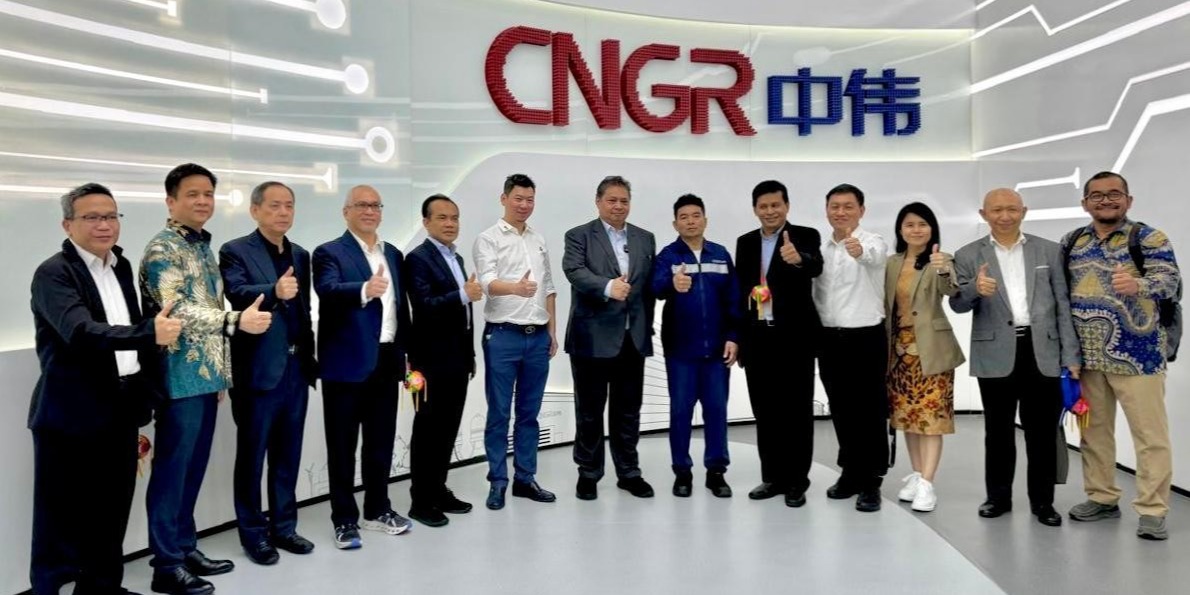 Indonesia's Airlangga Hartarto Visits CNGR Integrated Industrial Facility in Southern China