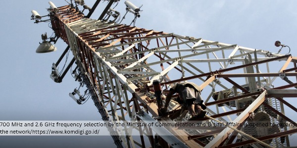 Kemkomdigi Officially Announced Auction for 700 MHz and 2.6 GHz Frequencies to Expand 4G and 5G Networks
