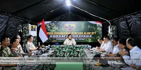 Prabowo Calls on BRIN to Advance Desalination Technology to Tackle NTT’s Clean Water Crisis