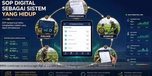 BRIN Encourages the Use of Digital Systems to Strengthen Indonesia’s Agricultural Sector