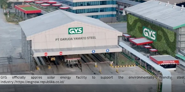 PT Garuda Yamato Steel Utilizes Solar Power as A Commitment to Its Sustainable Program