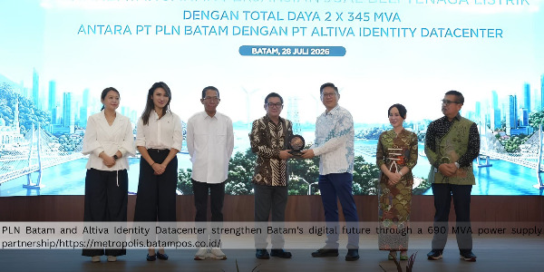 PLN Batam and Altiva Identity Datacenter Sign 2×345 MVA Power Supply Agreement to Strengthen Batam as a Digital Economy Hub 
