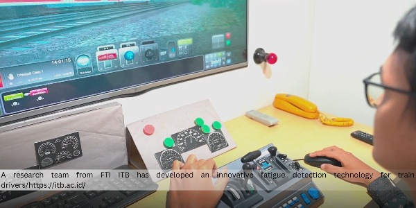 ITB Develops Train Driver Fatigue Detection System to Identify Microsleep and Prevent Accidents