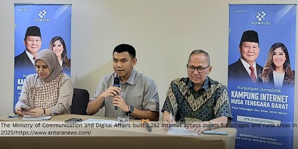 Kemkomdigi Built 1,282 Broadband Access Points as Part of the Kampung Internet Program in 2025