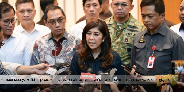 Minister of Digital Affairs Inspects Meta’s Office, Issues Ultimatum Over Disinformation Content 