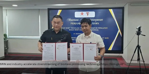 BRIN and PT Tritunggal Karya Wisesa to Accelerate Biomass Manufacturing Technology Development