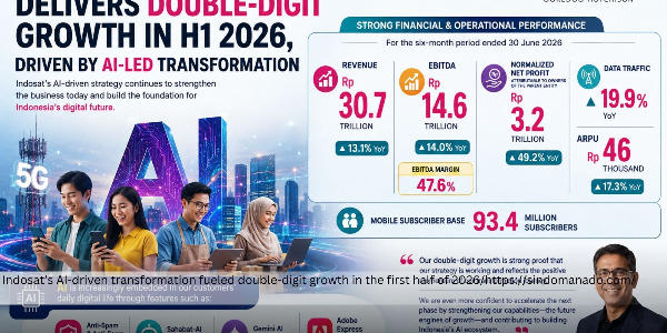 Indosat Posts Double-Digit Growth in H1 2026, with AI Transformation Driving Performance 