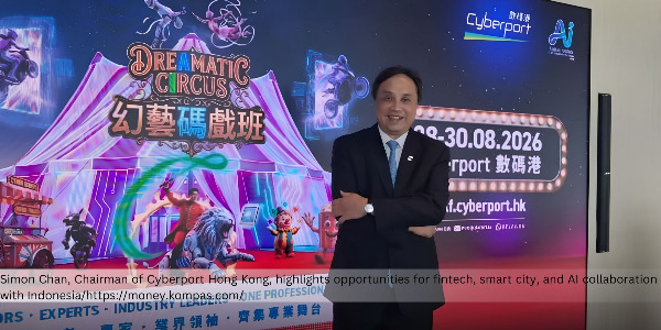Hong Kong Cyberport Eyes Indonesia for Fintech and Smart City Opportunities 