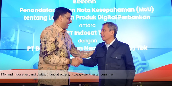 BTN and Indosat Launch Collaboration to Expand Integrated Digital Financial Solutions 